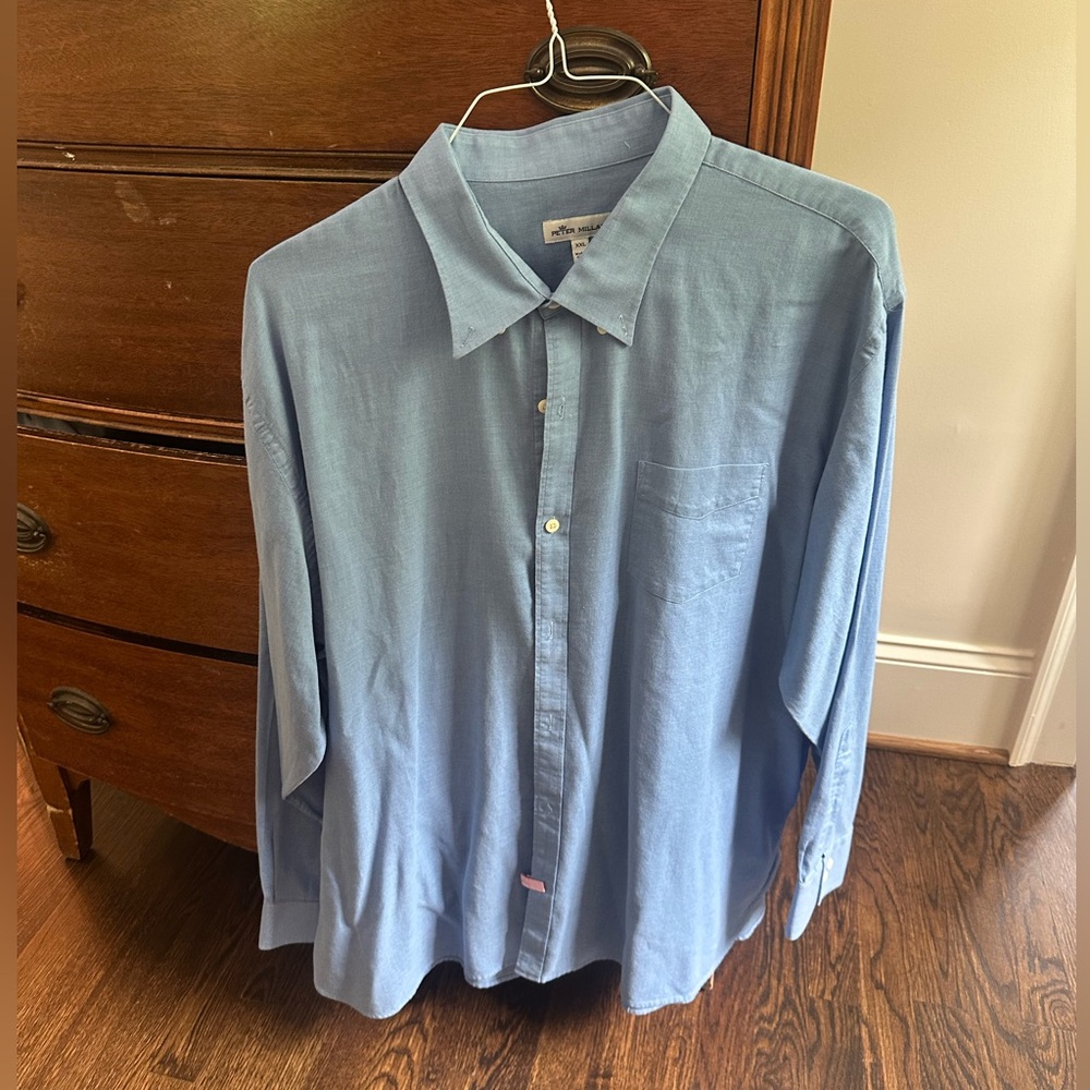 Blue Peter Millar collard shirt size XXL